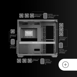 Tower Gaming Mars Gaming MCV4, E-ATX XXL, Geam Temperat, Structura Modulara - Img 6