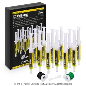 Tracere UV pentru Kaltemittellecks Errecom Brilliant - 12 x 7,5 ml, R134a si R1234yf - Img 3