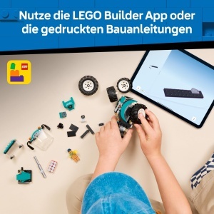 Tractor LEGO City 60498 pentru copii, 204 piese, culoare turcoaz - Img 6