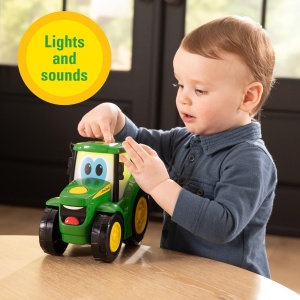 Tractor pentru copii John Deere Johnny cu lumini si sunete, 18 luni - Img 2