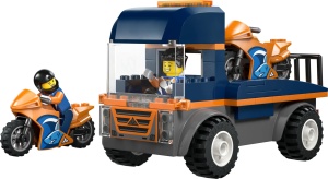 Transportor LEGO City cu Motociclete 60491, 88 piese, pentru copii de la 4 ani - Img 11