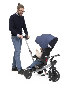 Tricicleta Chicco 4in1, Cadru metalic, Roti din cauciuc EVA, Sistem de siguranta 4 puncte - Img 10