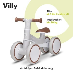 Tricicleta pentru copii LIONELO VILLY, 12-36 luni, greutate maxima 30 kg, usoara - Img 2
