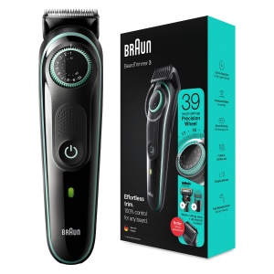 Trimmer barba Braun BT3341 NegruVerde 39 setari lungime lame durabile - Img 8