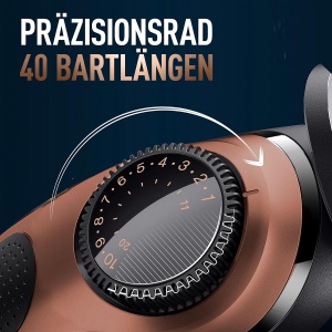 Trimmer de barba King C. Gillette PRO, 40 lungimi, kabellos, inclus mini shampoo si balsam - Img 3
