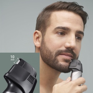 Trimmer de barba Panasonic ER-GY60-H503, 3-in-1, inox, 4 accesorii - Img 4