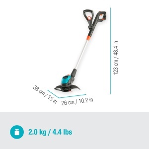 Trimmer de iarba GARDENA EasyCut 2318V, usor, telescopic, cu acumulator - Img 9