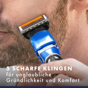 Trimmer Gillette Fusion 5 Styler, negru, waterproof, cu 3 kammaufsets - Img 6