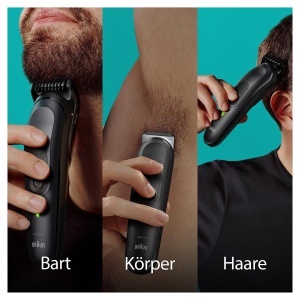 Trimmer Multifunctional Braun MGK7460, 12-in-1, Negru, 100 min autonomie - Img 3