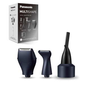Trimmer multifunctional Panasonic ER-CDT1-A301, 3 atasamente, rezistent la apa, negru