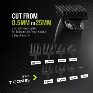 Trimmer multifunctional WAHL All-in-One, acumulator lithium, autonomie 210 min, lungimi taiere 0.5-25 mm - Img 8