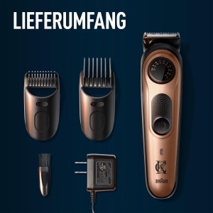 Trimmer pentru barba King C. Gillette PRO, 40 lungimi, 80 min autonomie, otel inoxidabil - Img 6