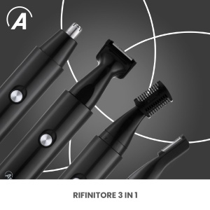 Trimmer pentru nas si urechi Ardes ARTRIM01, 3 in 1, putere 10000 RPM, cu accesorii - Img 4
