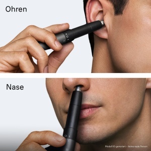 Trimmer pentru urechi si nas Braun EN21, Doppelklingen, Compact, Gri - Img 5