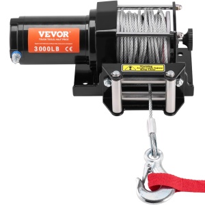 Troliu electric VEVOR P3000-1A 12V 1361 kg cablu din otel IP55 telecomanda - Img 9