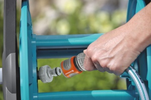 Tromela de furtun Gardena Classic 50, pentru furtun de maxim 50 m, constructie compacta - Img 4