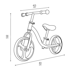 Trotineta pentru copii MoMi ISOKA, 2-5 ani, 3,5 kg, cu roti TPR si LED - Img 8