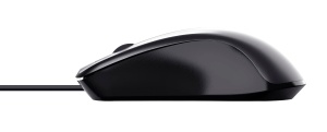 Trust Carve Mouse Optic cu Fir, Mouse cu Fir cu Port USB, 3 Butoane si Rotita de Derulare, 1200 DPI, pentru Dreptaci si Stangaci, PC/Laptop - Negru - Img 7