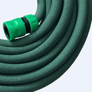 Tub de irigare Relaxdays, 10 m, verde, flexibil, economisire apa - Img 7