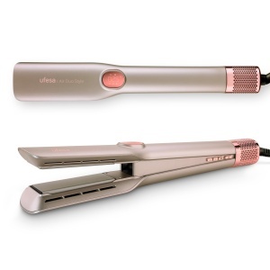 Ufesa Air Duo Style 3-in-1 Aparat pentru uscare si indreptare par Motor digital 110000 RPM Placi ceramice extra-late