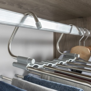 Umeras multifunctional InnovaGoods 5-in-1, design pliabil, gri-silver, din polipropilena si otel inoxidabil - Img 5