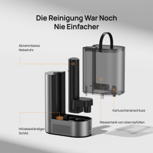 Umidificator inteligent Dreo 6L pentru camere mari, ceata calda si rece pentru dormitor, functionare de 60 de ore, senzor precis de umiditate, difuzor de aroma si compatibil cu Alexa. - Img 7