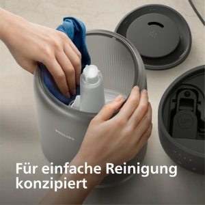 Umidificator Philips, Negru, pentru spatii de pana la 41 m, 32 ore functionare - Img 8