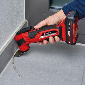 Unealta multifunctionala cu acumulator Einhell VARRITO Power X-Change (Li-Ion, 18 V, 22.000 pana la 40.000 min-1, electronica de viteza, blocare cu eliberare rapida, suport magnetic pentru scule, fara baterie si incarcator) - Img 4