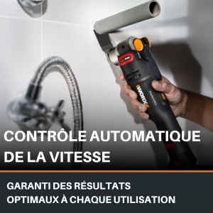 Unealta multifunctionala fara fir WORX, fara perii, 20 V, WX698, diverse materiale, montare universala, livrata cu 2 lame, 1 talpa de slefuire, 20 hartii taiate, 1 baterie 2 Ah si - Img 6