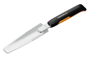 Unelte de gradina - Fiskars Unkrautstecher Xact, 39.6 cm, otel inoxidabil, negruportocaliu