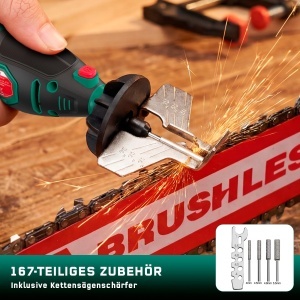 Unelte rotative HYCHIKA 150W cu 167 accesorii, control variabil 10000-33000 RPM - Img 3