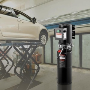 Unitate de alimentare cu pompă hidraulică VEVOR, AC 220V, unitate hidraulică cu acțiune simplă de 10 litri, debit de ulei de 6,3 l/min, presiune maximă de refulare 22 MPa pentru basculantă, garaj auto, platforme de ridicare auto, negru - Img 5