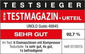 UNOLD 48845 Aparat de inghetata Gusto - cu compresor cu autoracire 180 W volum 2 L carcasa eleganta din otel inoxidabil afisaj LCD temporizator digita - Img 9