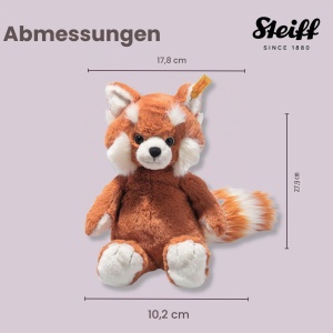 Ursulet de plus Steiff Benji Roter Panda 28cm, rotbraun, Ginger - Img 4