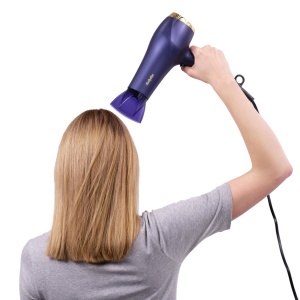 Uscator de par BaByliss Midnight Luxe - Uscator de par puternic de 2300 W, tehnologie anti-incretire, uscare rapida, profesional si usor, 3 setari de caldura si 2 setari de viteza, 5781E - Img 6