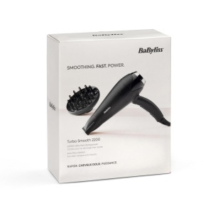 Uscator de par BaByliss Turbo Smooth D572DE, 2200W, Anti-Frizz, Negru - Img 5