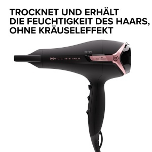 Uscator de par Bellissima K9 2300 W, Ioni, 8 combinatii de aer, pentru par cret - Img 2