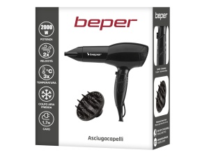 Uscator de par Beper 40.979, 2000W, 6 setari, Negru - Img 8