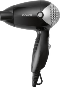 Uscator de par Bomann HT 8002, 1200W, 2 trepte de temperatura, compact, negru sau alb - Img 3