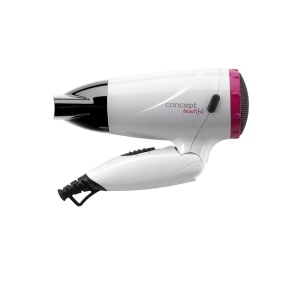 Uscator de par Concept Beautiful VV5740, 1500W, compact, roz - Img 3