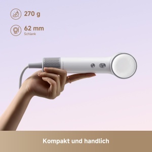 Uscator de par Dreame Mini, 270 g, 100.000 RPM, 5 moduri, Alb - Img 2