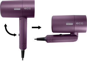 Uscator de par ECG Modifica Chiara, 1400-1600 W, Magenta-Lila, Ionizator - Img 2