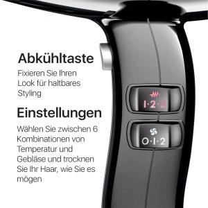 Uscator de par profesional Valera Swiss Silent Jet 7500 Ultrablack 2000W Motor PM-Pro - Img 7