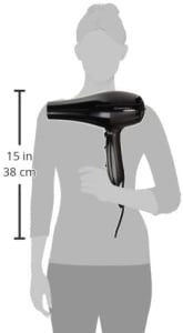 Uscator de par Remington Professional Ion Pro-Air (2300 W, 130 km/h, motor de curent alternativ puternic si durabil cu setare la rece reala, 3 viteze de incalzire si 2 viteze de ventilator, doua duze de coafat + difuzor), AC5999 - Img 10