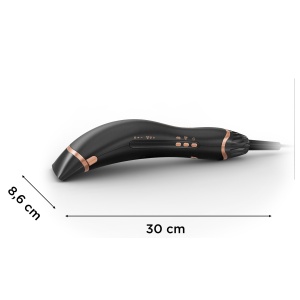Uscator de par Rowenta Ultimate Experience CF8C20E0, 170 kmh, design ergonomic, negru-cupru - Img 8