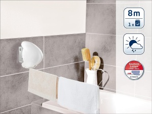 Uscator de rufe pe perete Leifheit Rollfix Single 80 Longline, 8m, pentru interior si exterior - Img 2