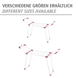 Uscator de rufe WENKO Summer Dry 13 m, metal, alb si bordeaux, 153 x 76 x 46 cm - Img 7