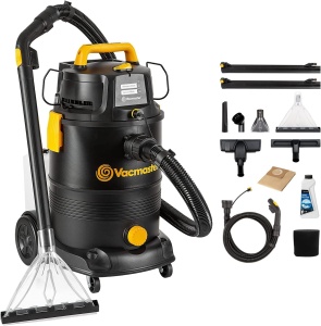 Vacmaster VK1330PWR 1300W 30L 3-in-1 Aspirator de spalat 3 in 1 Aspirator uscat umed cu design cu rezervor dublu Curatator de podea pentru pardoseli dure Covoare, masina de curatat covoare - Img 1