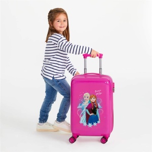 Valiza cu roti Disney Frozen Dream of Magic, 32L, roz, 37x55x20 cm - Img 2