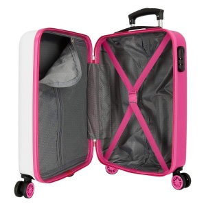 Valiza de mana Disney Minnie, 34L, 2,6kg, 4 roti, alba - Img 5
